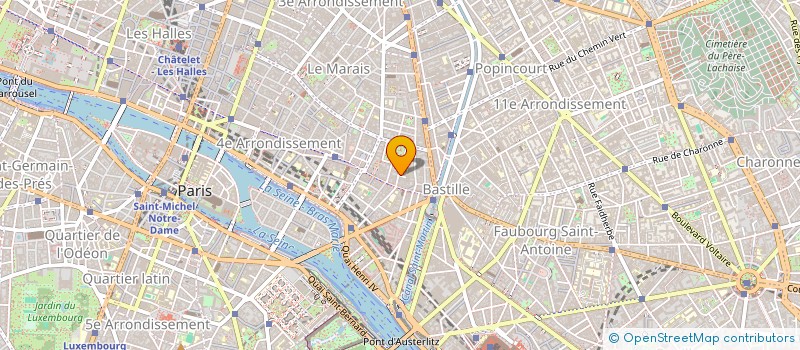 localisation de l'entreprise SYND.COPR. 3 IMP GUEMENEE 75004 PARIS RE  PARIS