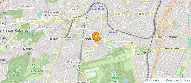 localisation de l'entreprise SYND COPR 3 PL DU GENERAL DE GAULLE 92330 SCEAUX à SCEAUX