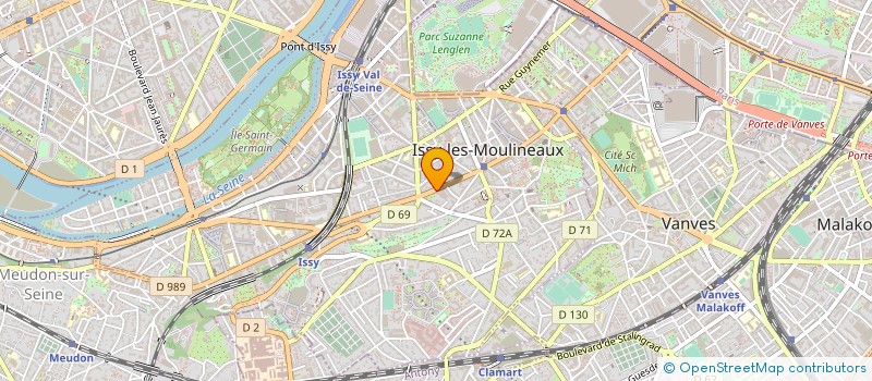 localisation de l'entreprise SYND.COPR. 3 PL DU PDT KENNEDY ISSY LES à ISSY-LES-MOULINEAUX