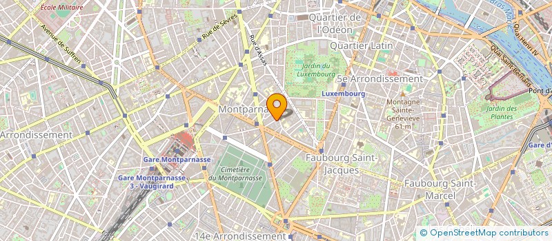 localisation de l'entreprise SYND.COPR. 3 R. DE LA GRANDE CHAUMIERE P  PARIS