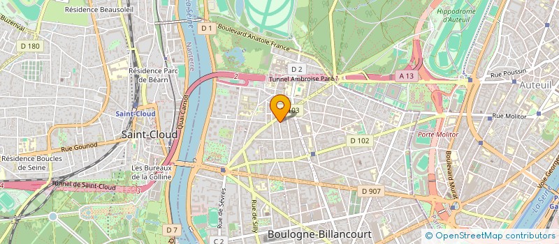 localisation de l'entreprise SYND COPR 3 RUE A LAURANT  BOULOGNE-BILLANCOURT