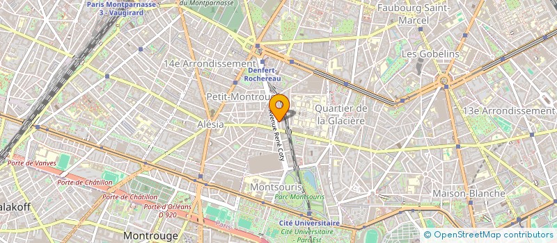 localisation de l'entreprise SYND.COPR. 3 RUE BRULLER 75014  PARIS RE  PARIS