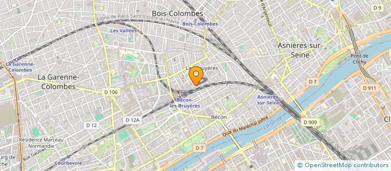 localisation de l'entreprise SYND COPR 3 RUE CACHEUX à COURBEVOIE