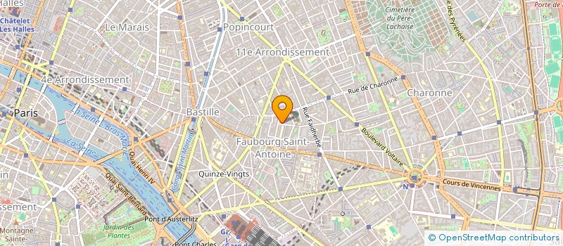 localisation de l'entreprise SYND.COPR. 3 RUE CH. DELESCLUZE 75011 PA  PARIS