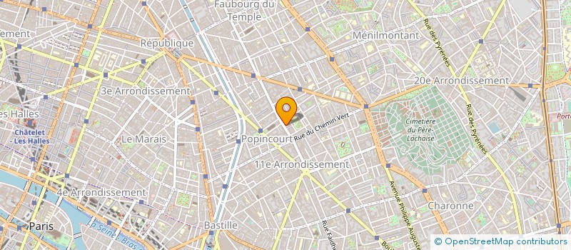 localisation de l'entreprise SYND.COPR. 3 RUE CHOMEL PARIS 7 REP PAR  PARIS