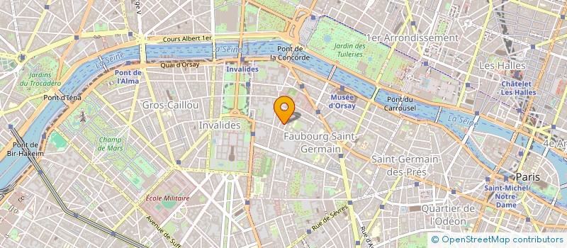 localisation de l'entreprise SYND.COPR. 3 RUE DE CHAMPAGNY   PARIS 7  PARIS