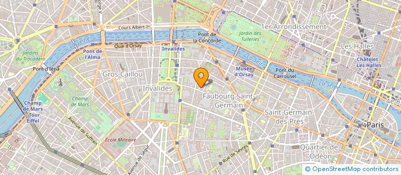 localisation de l'entreprise SYND.COPR. 3 RUE DE MARTIGNAC   75007 PA  PARIS