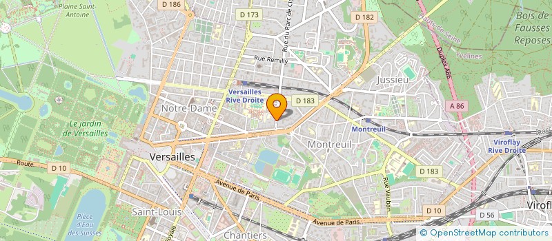 localisation de l'entreprise SYND.COPR. 3 RUE DE PROVENCE 78 VERSAILL à VERSAILLES