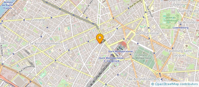 localisation de l'entreprise SYND.COPR. 3 RUE JEAN BART 75006 PARIS R  PARIS