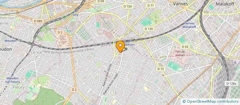localisation de l'entreprise SYND COPR 3 RUE L EGLISE à CLAMART