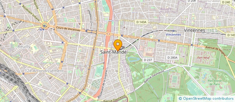 localisation de l'entreprise SYND.COPR. 3 RUE MONGENOT 94160 SAINT MA à SAINT-MANDE