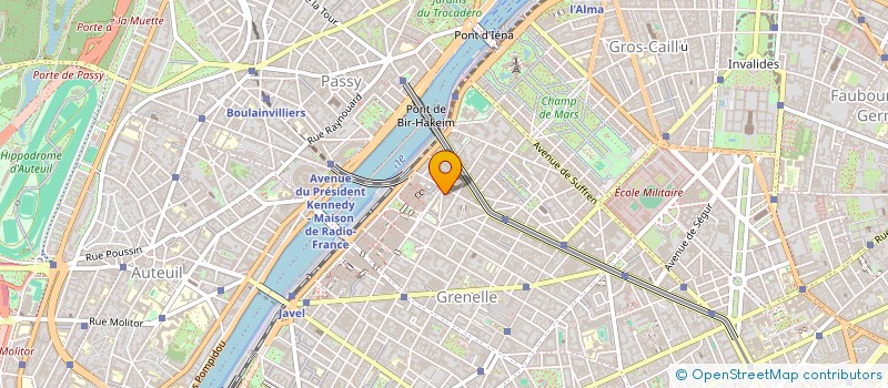 localisation de l'entreprise SYND COPR 3 RUE SEXTIUS MICHEL  PARIS