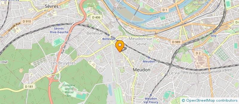 localisation de l'entreprise SYND COPR 3 SENTIER DES PINS MOISY 92  MEUDON