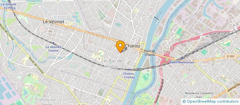 localisation de l'entreprise SYND COPR 3 T RUE DES ECOLES  CHATOU