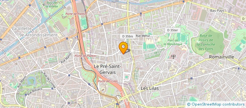 localisation de l'entreprise SYND COPR 30/38 RUE LOUIS BLANC 93310 LE PRE SAINT GERVAIS à LE PRE-SAINT-GERVAIS