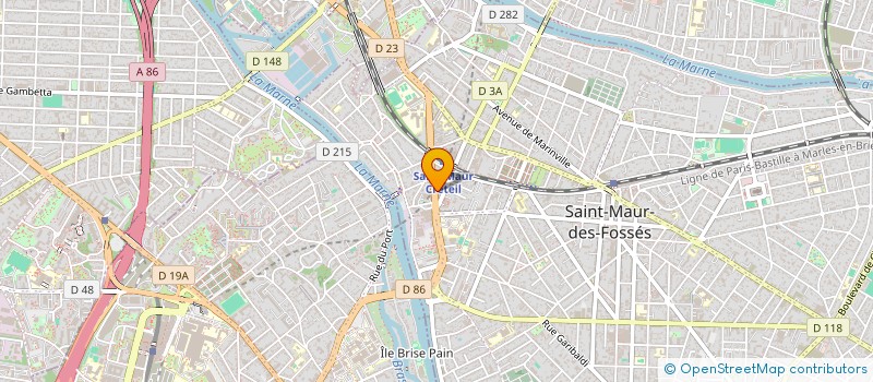 localisation de l'entreprise SYND COPR 30 A 48 RUE PONT DE CRETEIL à SAINT-MAUR-DES-FOSSES