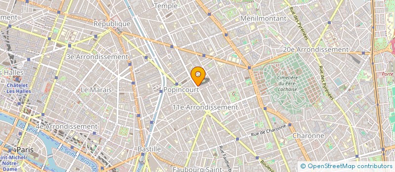 localisation de l'entreprise SYND.COPR. 30 AVE PARMENTIER    75011 PA  PARIS