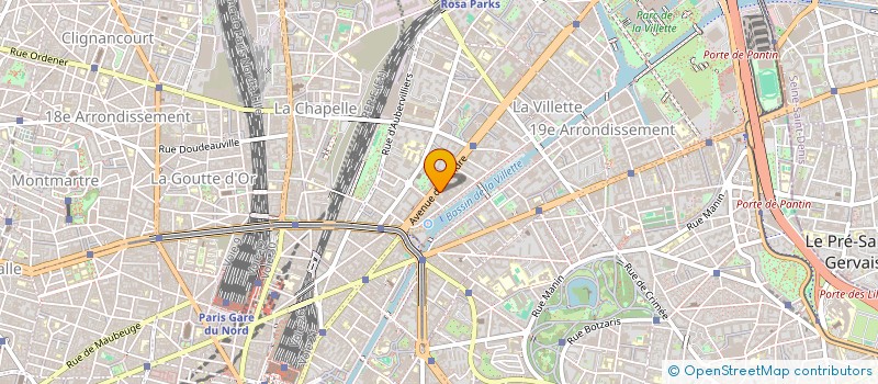 localisation de l'entreprise SYND COPR 30 R DE FLANDRE  PARIS