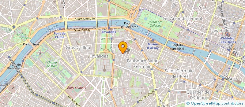 localisation de l'entreprise SYND.COPR. 30 RUE DE BOURGOGNE  75007 PA  PARIS