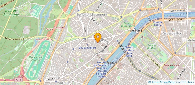 localisation de l'entreprise SYND.COPR. 30 RUE DE L'ANNONCIATION 7501  PARIS