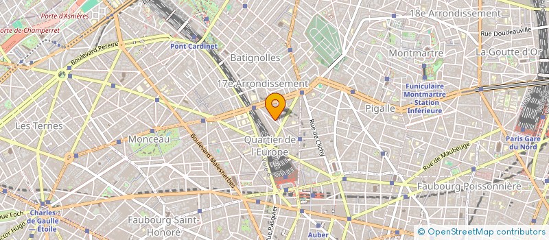 localisation de l'entreprise SYND.COPR. 30 RUE DE MOSCOU     PARIS 8  PARIS
