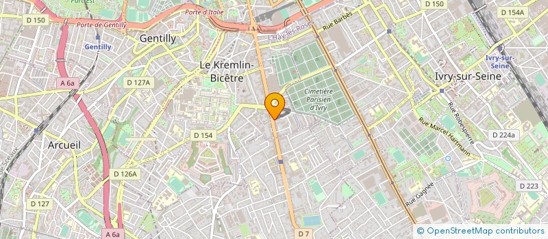 localisation de l'entreprise SYND.COPR. 30 RUE GAMBETTA      94 LE KR  LE KREMLIN-BICETRE