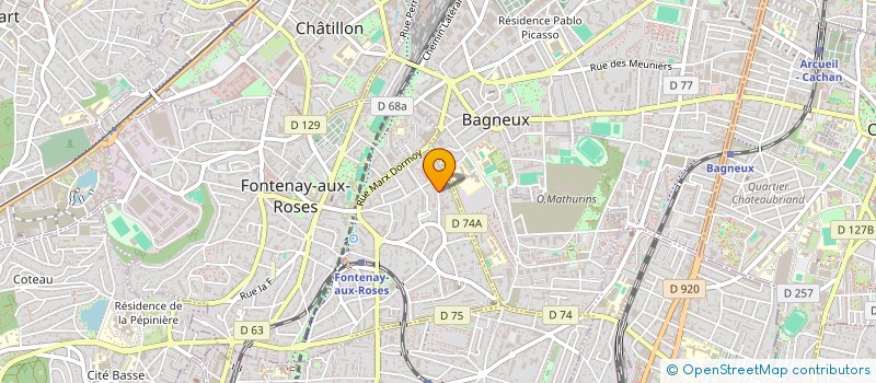 localisation de l'entreprise SYND.COPR. 30 TER RUE DES FAUVETTES à FONTENAY-AUX-ROSES