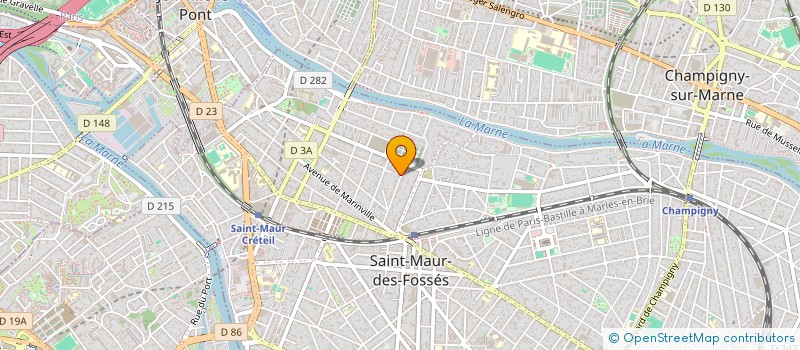 localisation de l'entreprise SYND.COPR. 31 33 RUE DE TUNIS 94 SAINT M à SAINT-MAUR-DES-FOSSES