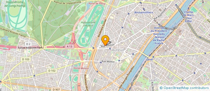 localisation de l'entreprise SYND COPR 31 RUE CHANEZ PARIS 16 REP PAR  PARIS