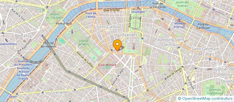 localisation de l'entreprise SYND COPR 31 RUE CHEVERT 75007 PARIS  PARIS