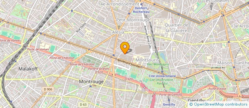 localisation de l'entreprise SYND.COPR. 31 RUE PAUL FORT     75014 PA  PARIS