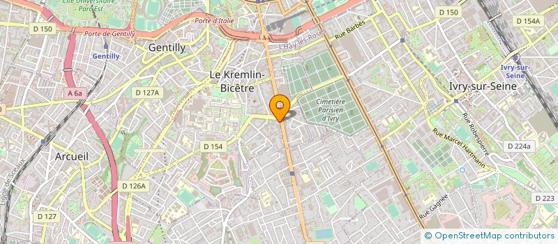 localisation de l'entreprise SYND.COPR. 31 RUE ROGER SALENGRO 94 LE K  LE KREMLIN-BICETRE