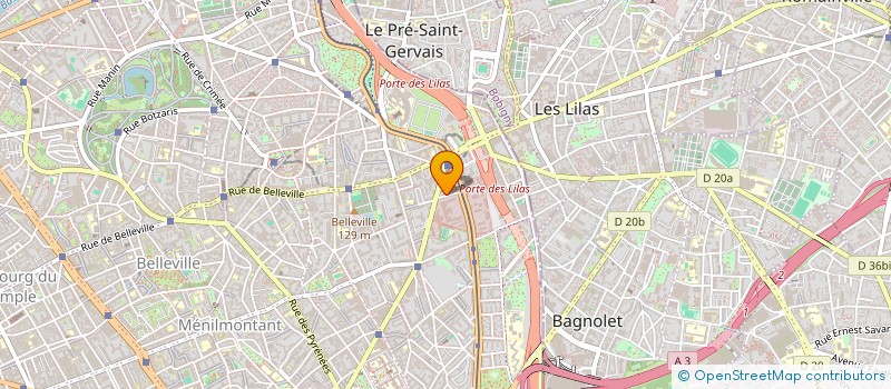 localisation de l'entreprise SYND COPR 31B R DES TOURELLES 75120 PA  PARIS