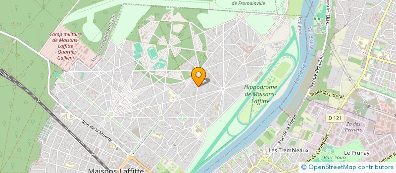 localisation de l'entreprise SYND.COPR. 32 AV CORNEILLE -BAT A- 78 MA  MAISONS-LAFFITTE