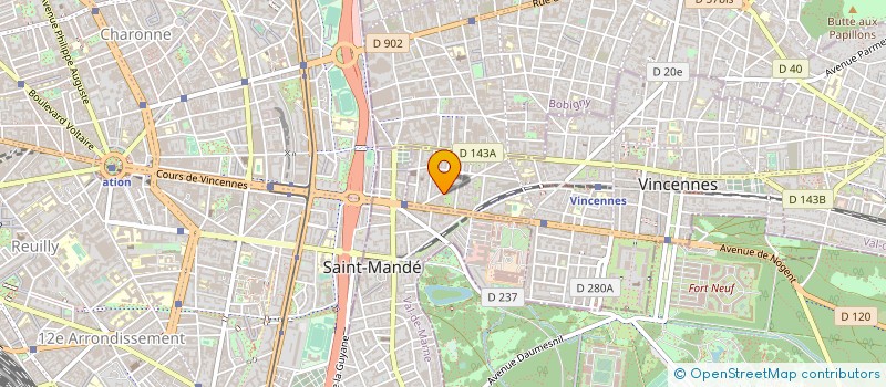 localisation de l'entreprise SYND.COPR. 32 AV DOCTEUR ARNOLD NETTER P à VINCENNES