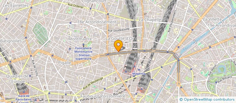 localisation de l'entreprise SYND COPR 32 RUE DE CHARBONNIERE 75018 PARIS  PARIS