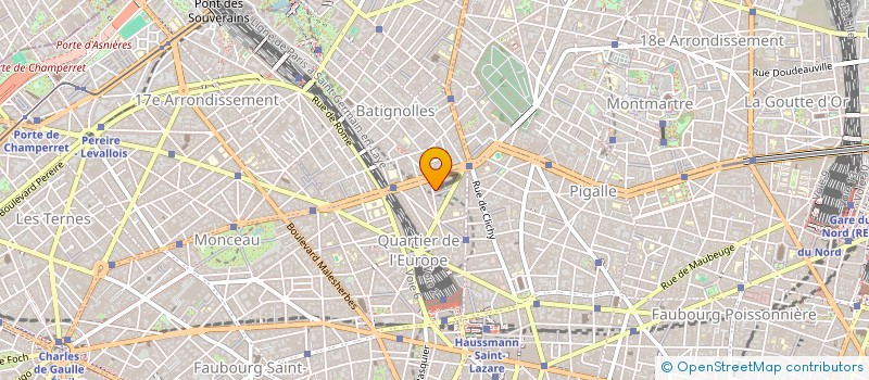 localisation de l'entreprise SYND.COPR. 32 RUE DE TURIN 75008 PARIS R  PARIS