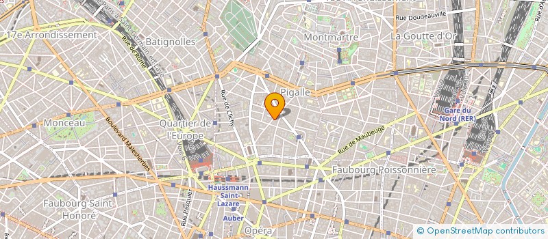 localisation de l'entreprise SYND.COPR. 32 RUE FONTAINE 75009 PARIS R  PARIS