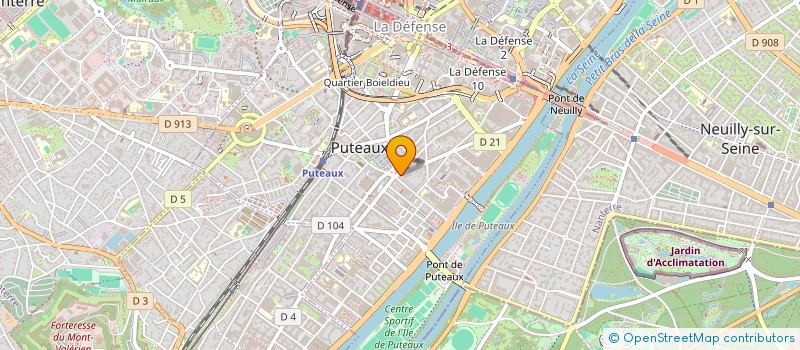 localisation de l'entreprise SYND.COPR. 32 RUE GODEFROY 92   PUTEAUX  PUTEAUX