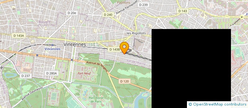 localisation de l'entreprise SYND.COPR. 32 RUE MASSUE 94 VINCENNES RE à FONTENAY-SOUS-BOIS