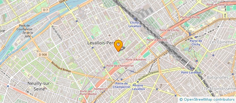 localisation de l'entreprise SYND.COPR. 32 RUE RASPAIL LEVALLOI à LEVALLOIS-PERRET