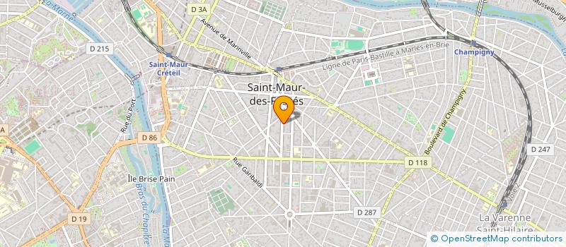localisation de l'entreprise SYND.COPR. 33 35 AV. DE LA      REPUBLIQ à SAINT-MAUR-DES-FOSSES