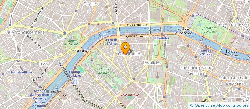 localisation de l'entreprise SYND.COPR. 33 AV BOSQUET 75007  PARIS RE  PARIS