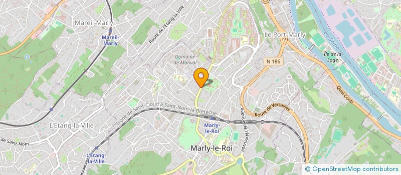 localisation de l'entreprise SYND COPR 33 AV DE SAINT GERMAIN 78 MARLY LE ROI  MARLY-LE-ROI