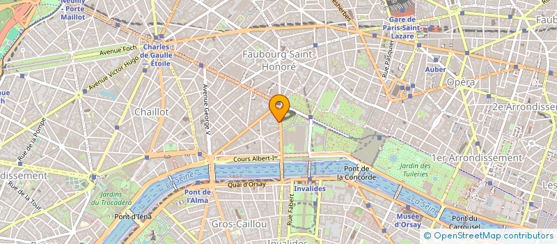 localisation de l'entreprise SYND.COPR. 33 AV FRANKLIN DELANO ROOSEVE  PARIS