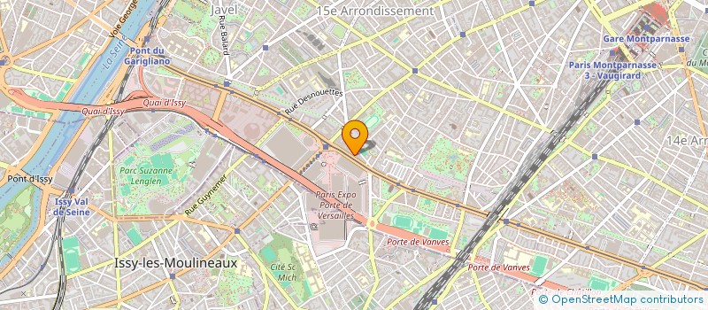 localisation de l'entreprise SYND COPR 33 BD LEFEBVRE 75015 PARIS  PARIS