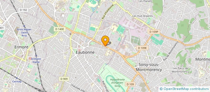 localisation de l'entreprise SYND.COPR. 33 RUE ARTHUR ROZIER 75019 PA  EAUBONNE