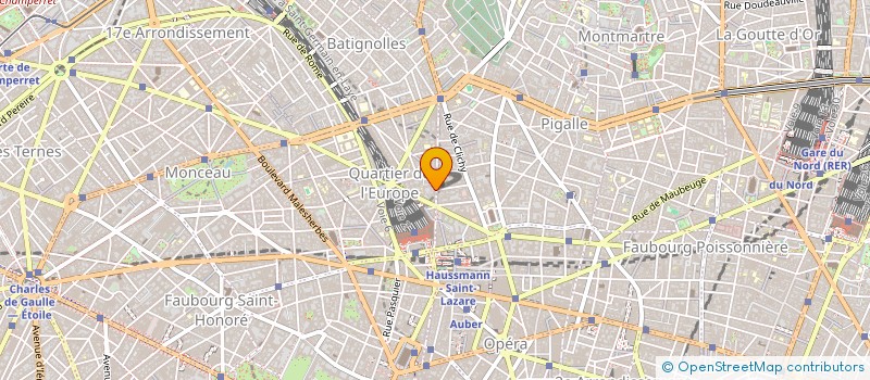 localisation de l'entreprise SYND.COPR. 33 RUE D' AMSTERDAM  75008 PA  PARIS
