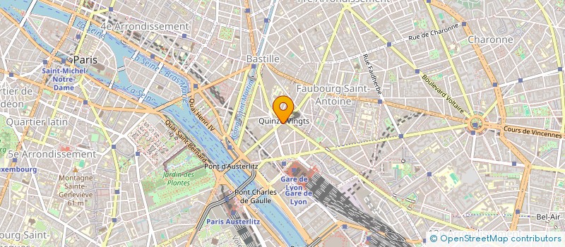 localisation de l'entreprise SYND.COPR. 33 RUE DE COTTE 75012 PARIS R  PARIS