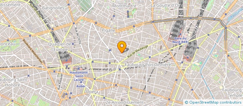 localisation de l'entreprise SYND.COPR. 33 RUE DE LA ROCHE   FOUCAULT  PARIS